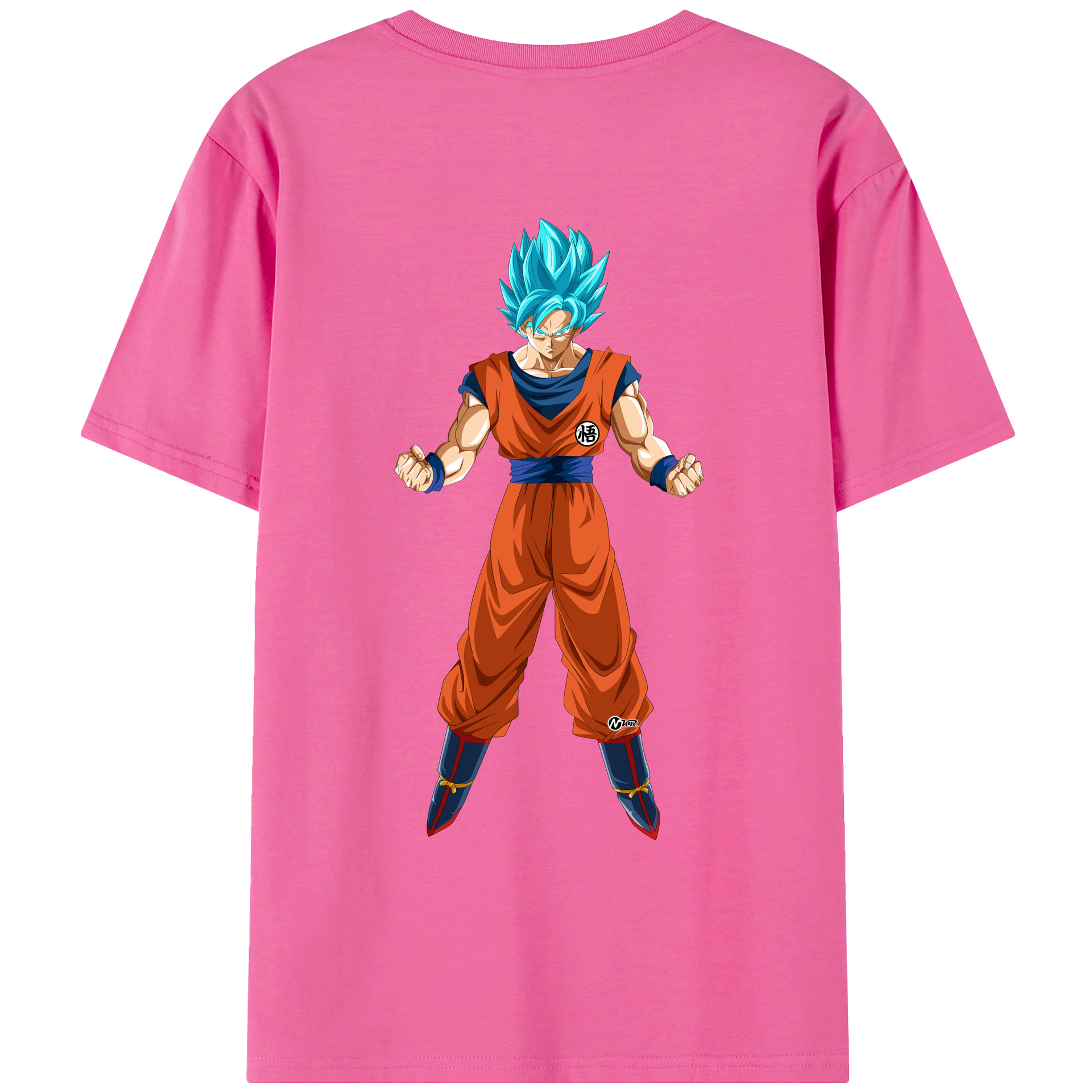 （画像用） ドラゴンボール 孫悟空（そん ごくう）Son Goku カカロット DRAGON BALL Kakarotto レディース半袖Tシャツ(バックプリント)